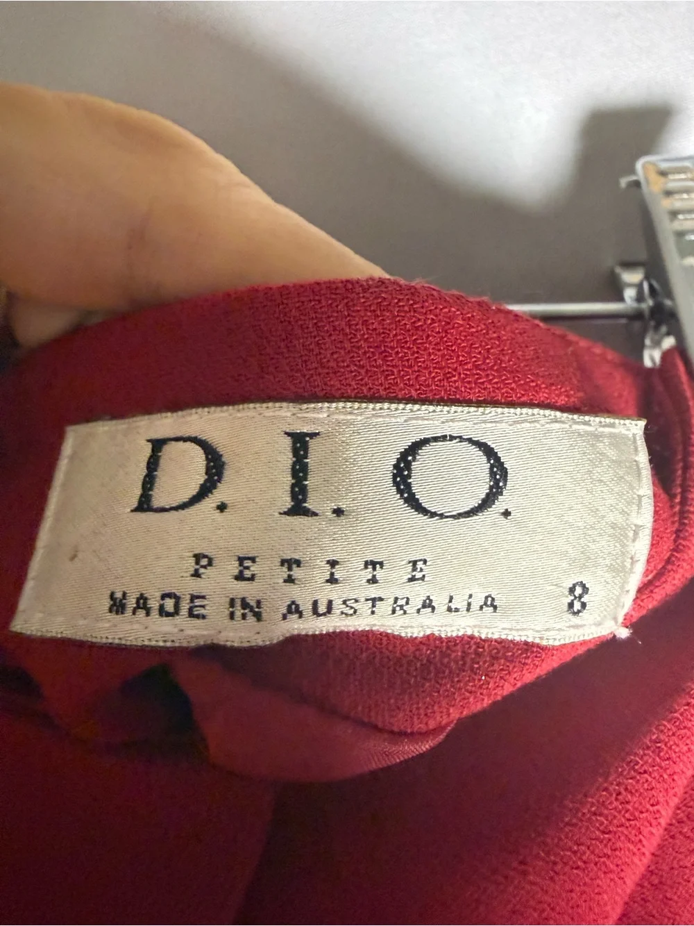 D.I.O. Petite Red Pencil Skirt Women’s Size 8 Australian Made Midi Career